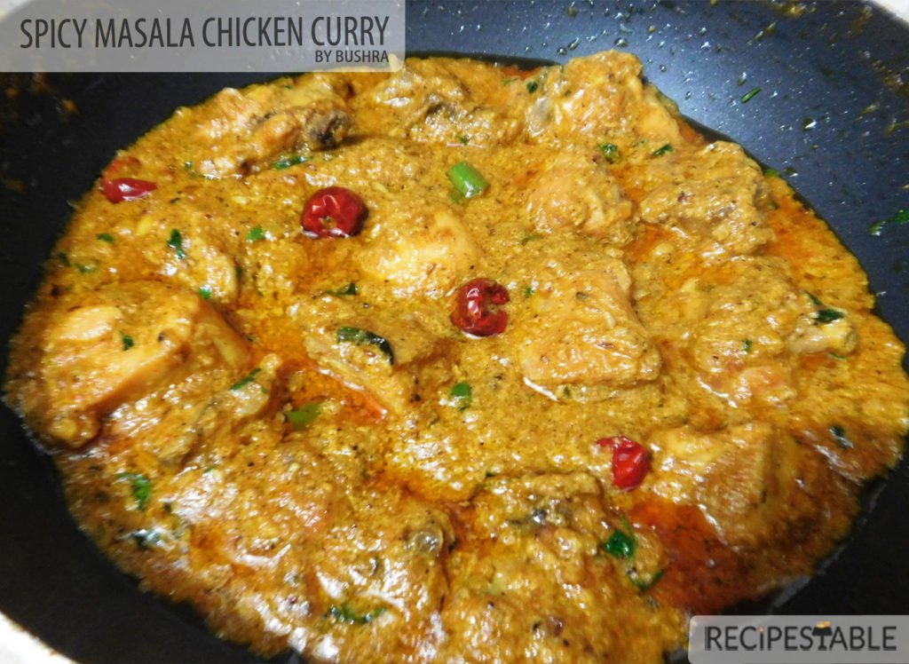 Spicy Masala Chicken Curry Recipe