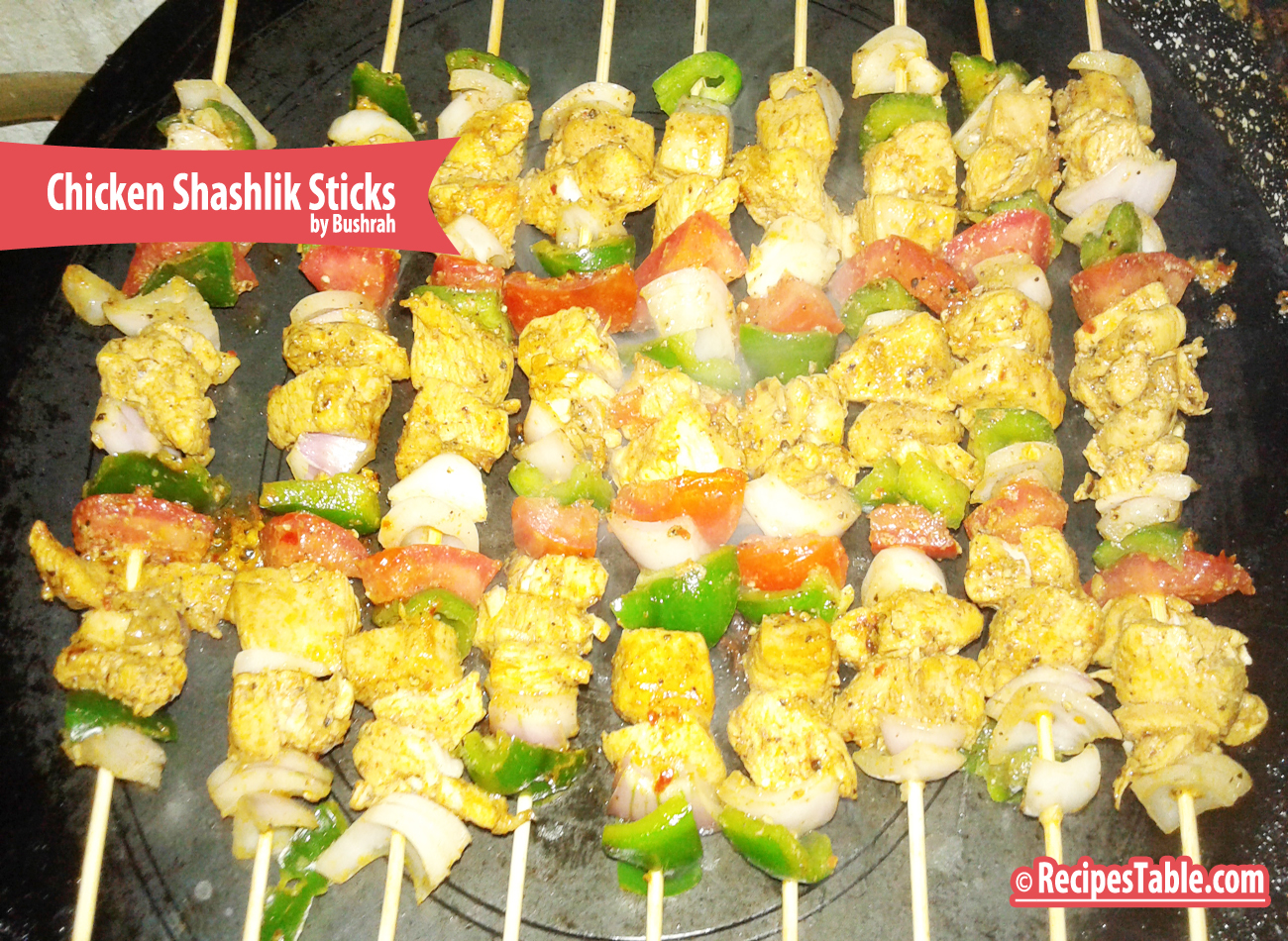 Chicken Shashlik Sticks recipe
