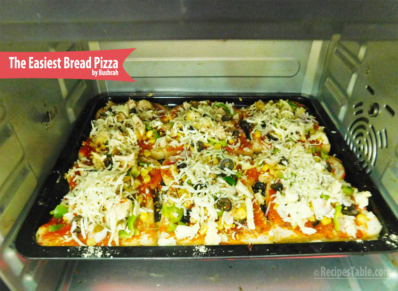 The Easiest Bread Pizza