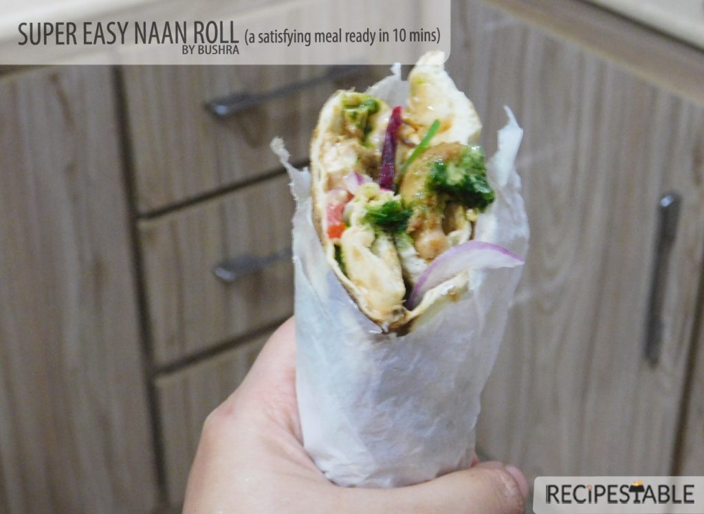 Super Easy Naan Roll Recipe 