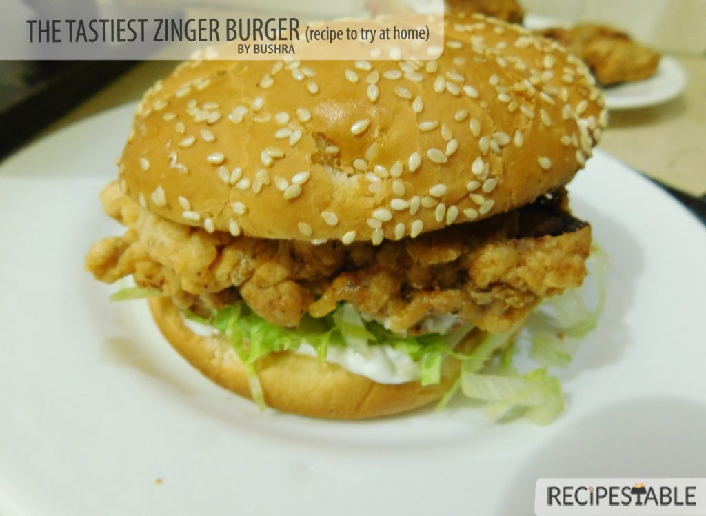 The Tastiest Zinger Burger Recipe to Try at Home
