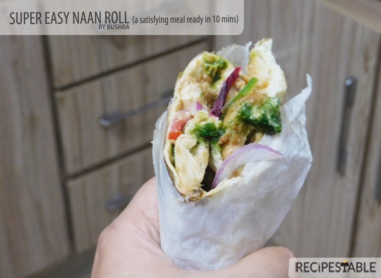 Super Easy Naan Roll Recipe (A Satisfying Meal Ready in 10 Mins)