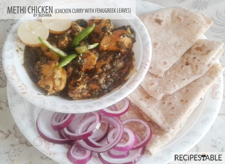 Methi Chicken Recipe – A Tasty Tweak to your regular Chicken Curry