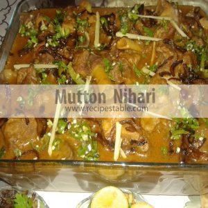 mutton nihari