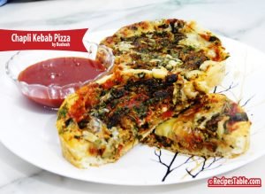 Chapli Kebab Pizza