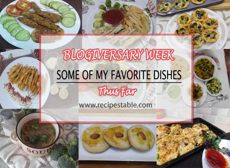 Blogiversary Week: Some of My Favorite Dishes Thus Far