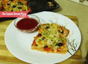 The Easiest Bread Pizza Recipe