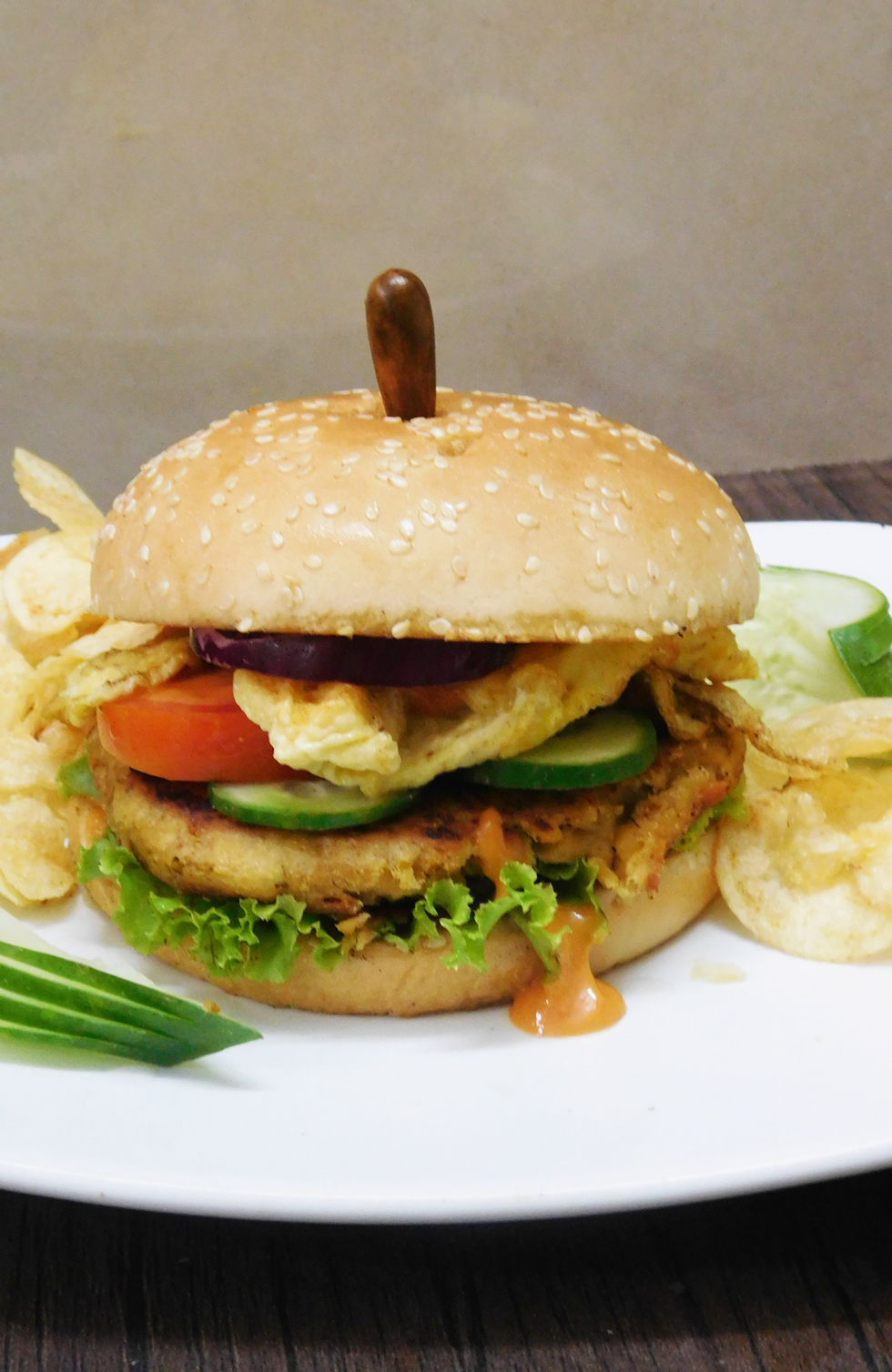 Shami Kabab Burger Recipe - Recipestable